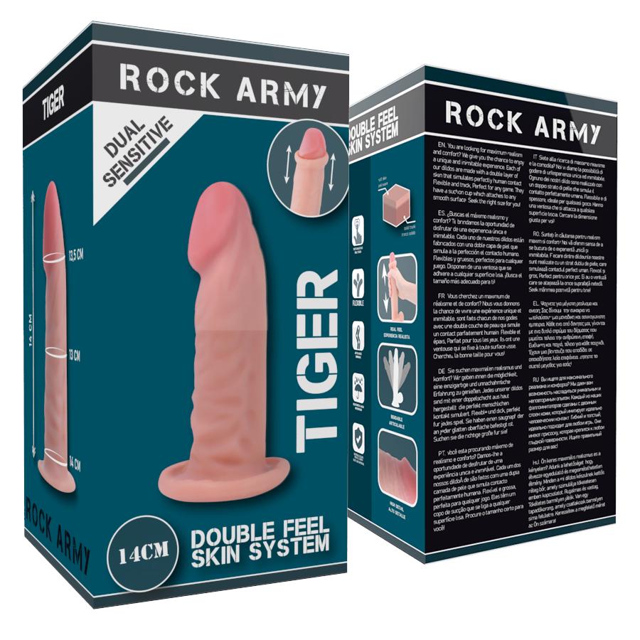 ROCK ARMY - ROCKARMY - DUAL DENSITY TIGER 14 CM -O- 4.46 CM