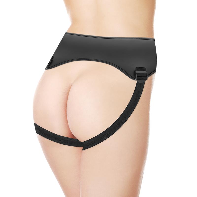 CYBER SILICOCK - STRAP-ON HARNESS WITH 3 RINGS FREE — zdjęcie 2