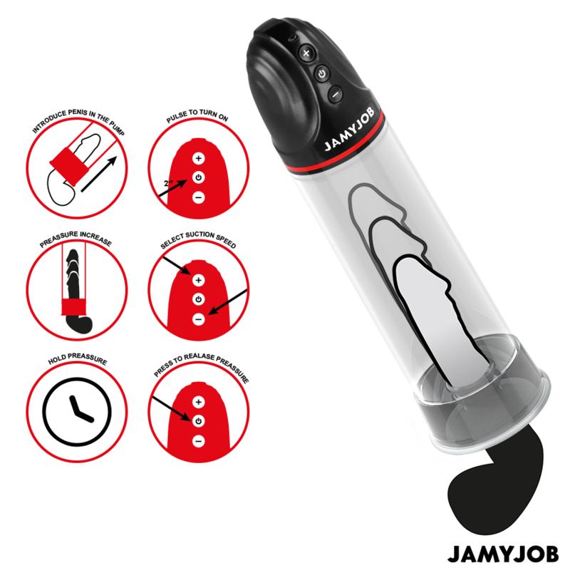 JAMYJOB - XPAND AUTOMATIC PUMP 3 SUCTION LEVELS GREY — zdjęcie 2