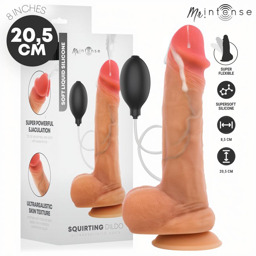 MR. INTENSE DILDOS - MR INTENSE - DANNY SILICONE EJACULATING DILDO 20.5 CM -O- 4 CM — zdjęcie 2