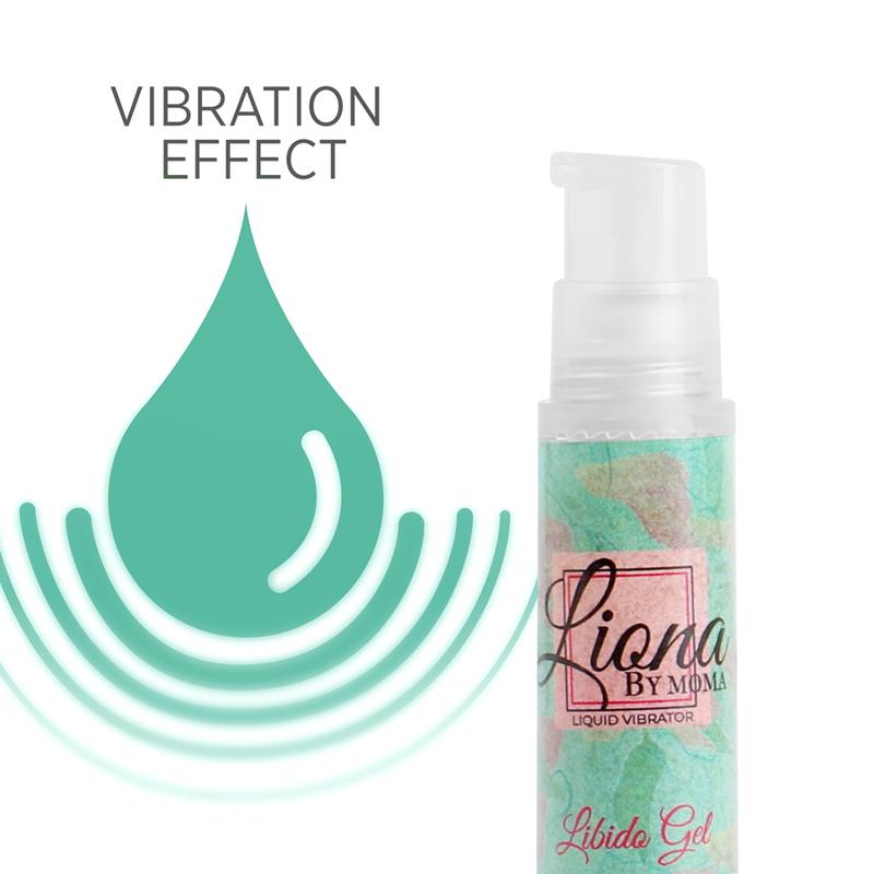 LIONA BY MOMA - LIQUID VIBRATOR LIBIDO GEL 6 ML — zdjęcie 3