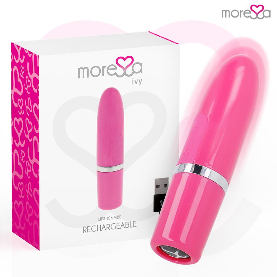 MORESSA - IVY VIBRATOR STIMULATOR TRAVEL PINK — zdjęcie 3