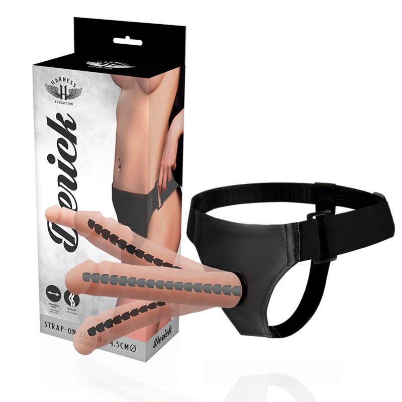 HARNESS ATTRACTION - DERICK ARTICULABLE FLESH 22.5 CM -O- 4.5 CM — zdjęcie 3