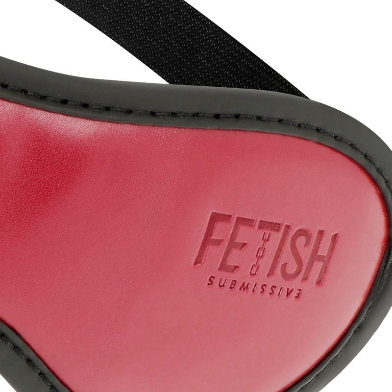FETISH SUBMISSIVE DARK ROOM - VEGAN LEATHER MASK WITH NEOPRENE LINING — zdjęcie 3