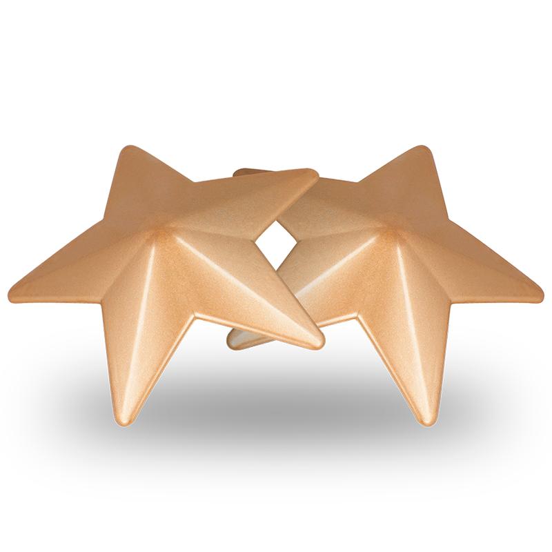 COQUETTE CHIC DESIRE - NIPPLE COVERS GOLDEN STARS — zdjęcie 3