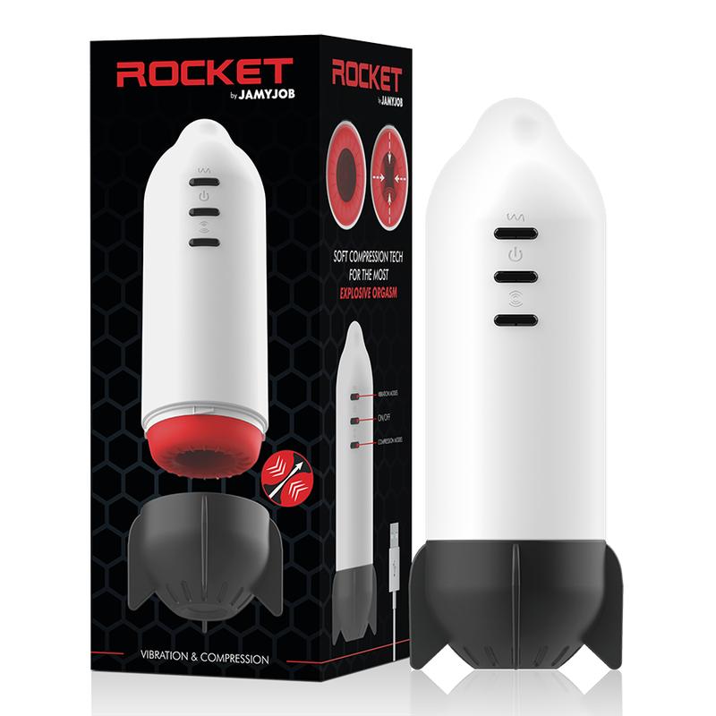 JAMYJOB - ROCKET MASTURBATOR SOFT COMPRESSION TECH AND VIBRATION — zdjęcie 3