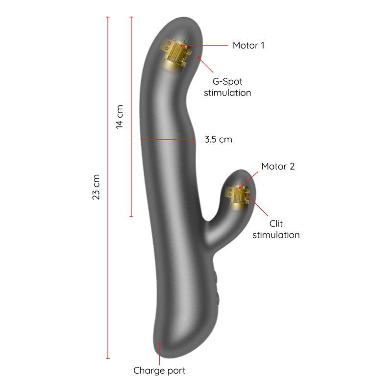 ONINDER - OSLO VIBRATION & ROTATION BLACK - FREE APP — zdjęcie 3