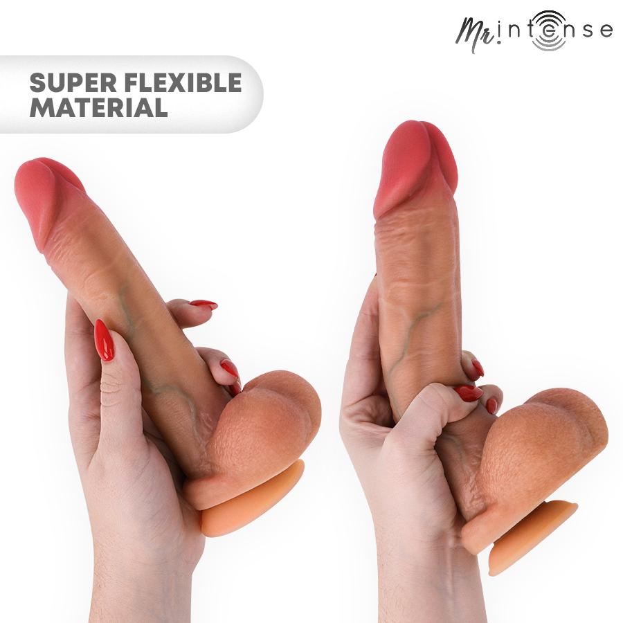 MR. INTENSE DILDOS - MR INTENSE - GARY M ULTRA-REALISTIC SILICONE COCK WITH TESTICLES 20 CM -O- 4.2 CM — zdjęcie 3
