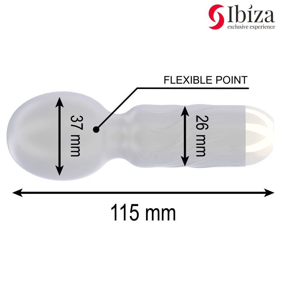 IBIZA - POCKET WAND VIBRATOR — zdjęcie 3