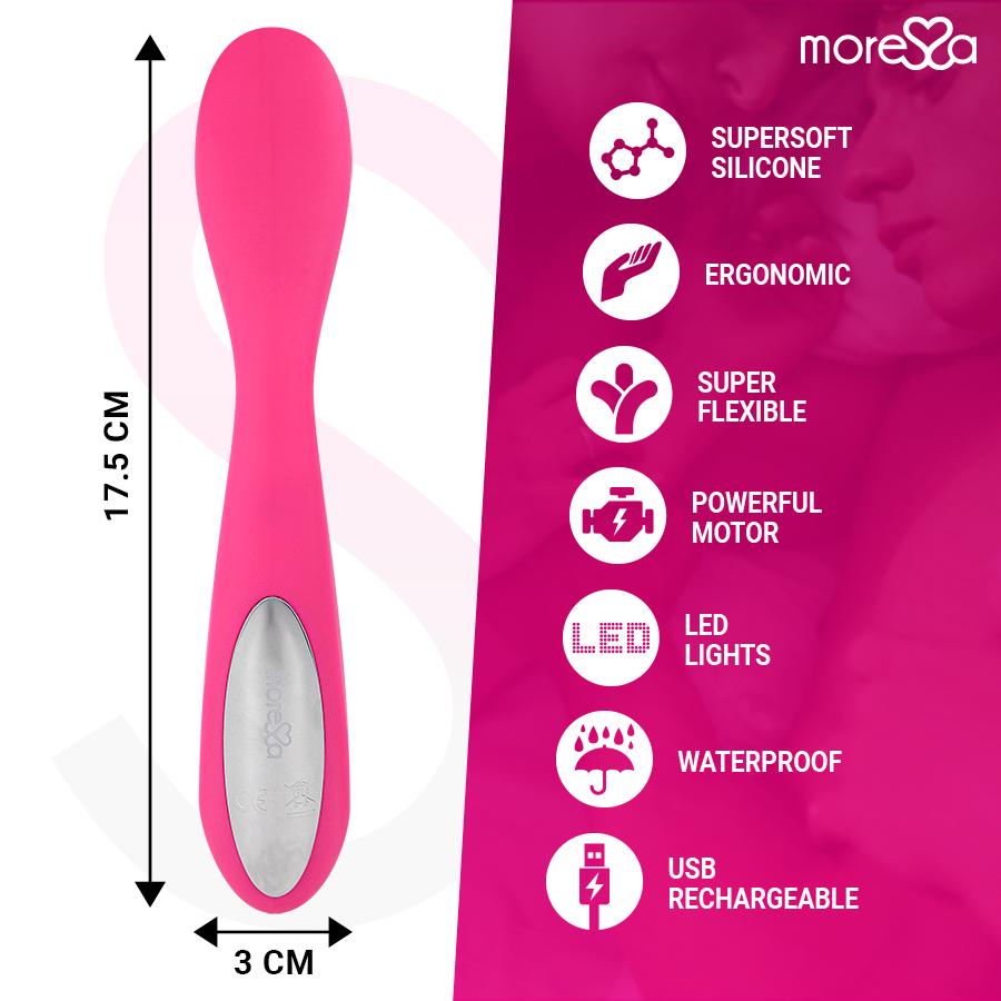 MORESSA - DRUSO PREMIUM SILICONE RECHARGEABLE — zdjęcie 4