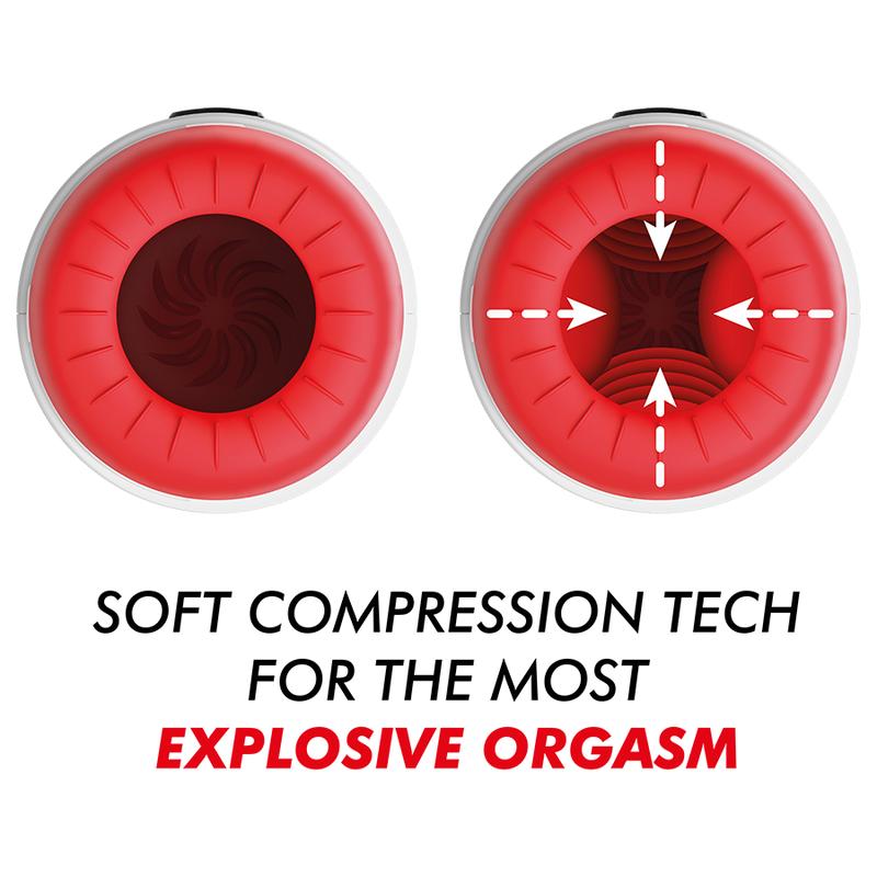 JAMYJOB - ROCKET MASTURBATOR SOFT COMPRESSION TECH AND VIBRATION — zdjęcie 4