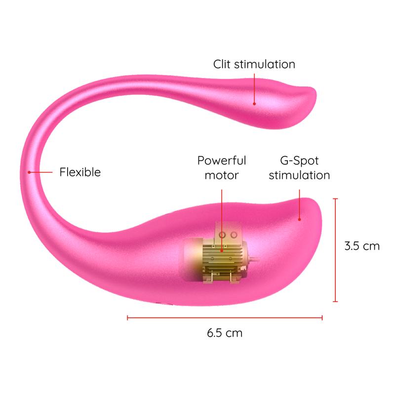 ONINDER - NAIROBI VIBRATING EGG PINK - FREE APP — zdjęcie 4