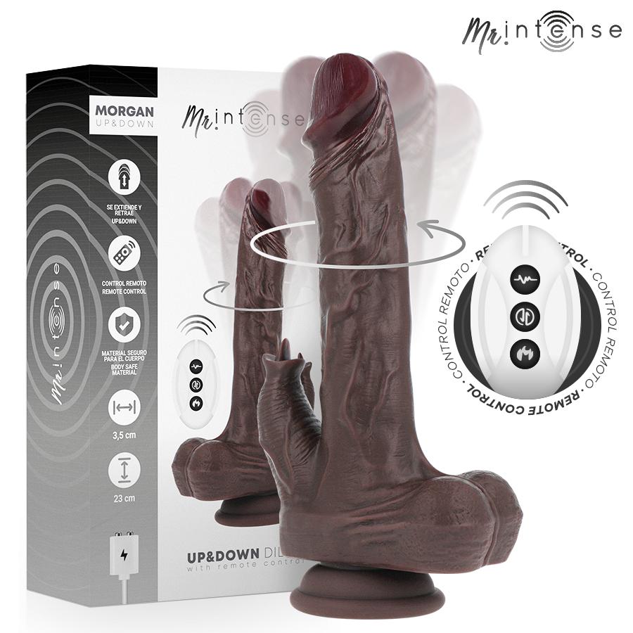MR. INTENSE HIGH TECH - MR INTENSE - MORGAN REALISTIC MULTIFUNCTION DOLL WITH VIBRATION AND UP AND DOWN REMOTE CONTROL 23 CM -O- 3.5 CM