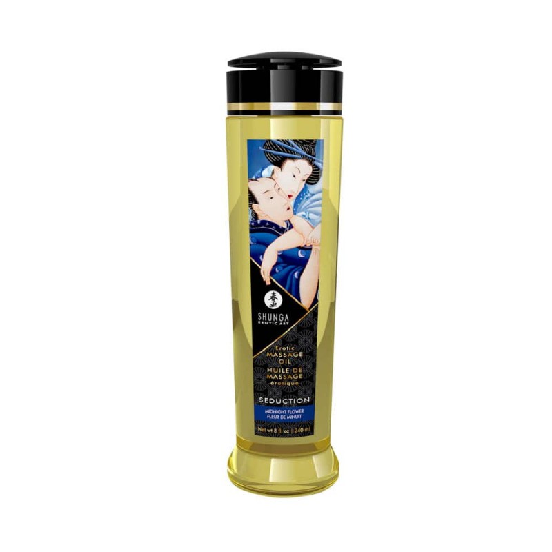 Olejek do masa¿u Seduction Midnight Flower 240ml Shunga — zdjęcie 4