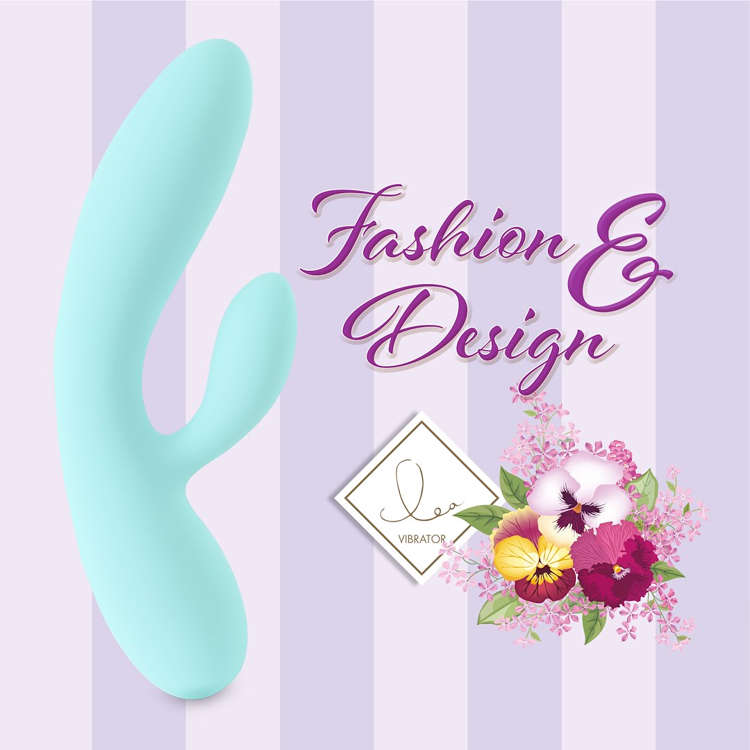 FeelzToys - Wibrator Lea Rabbit niebieski — zdjęcie 3
