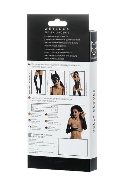 Rêkawiczki Kelly Glossy Shiny Wetlook M TOYFA — zdjęcie 3