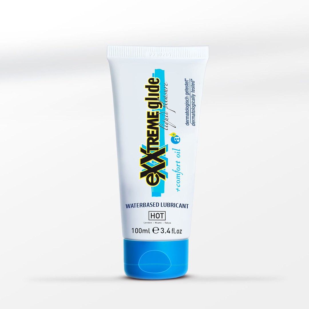 HOT eXXtreme Glide - waterbased lubricant + comfort oil a+
