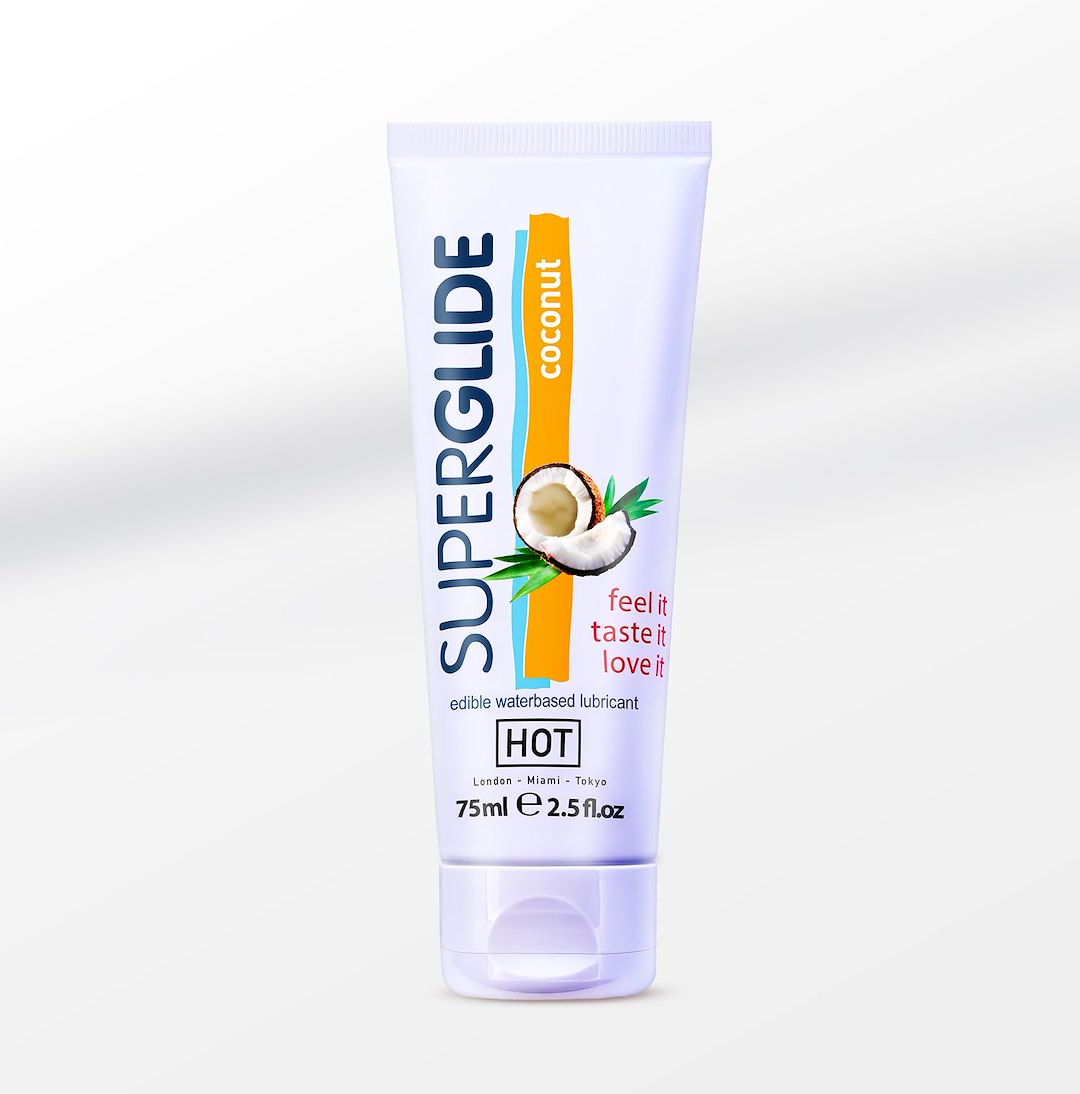 HOT Superglide edible lubricant waterbased - COCONUT