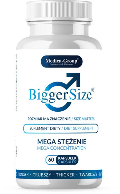 Medica - Kapsu³ki na powiêkszenie penisa Bigger Size 60szt. — zdjęcie 4