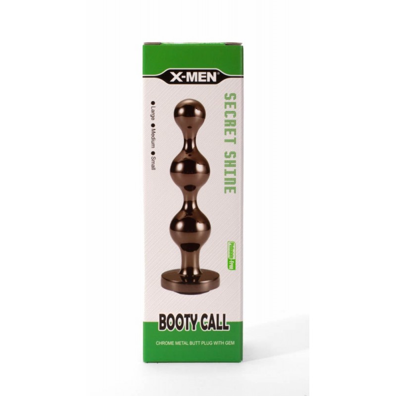 Korek analny Secret Shine Booty Call 13,5 cm X-MEN — zdjęcie 4