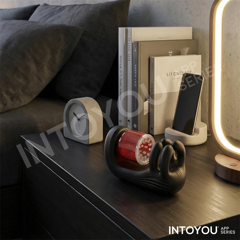 INTOYOU APP SERIES - Torky Compressing Rotating Masturbator with App — zdjęcie 3