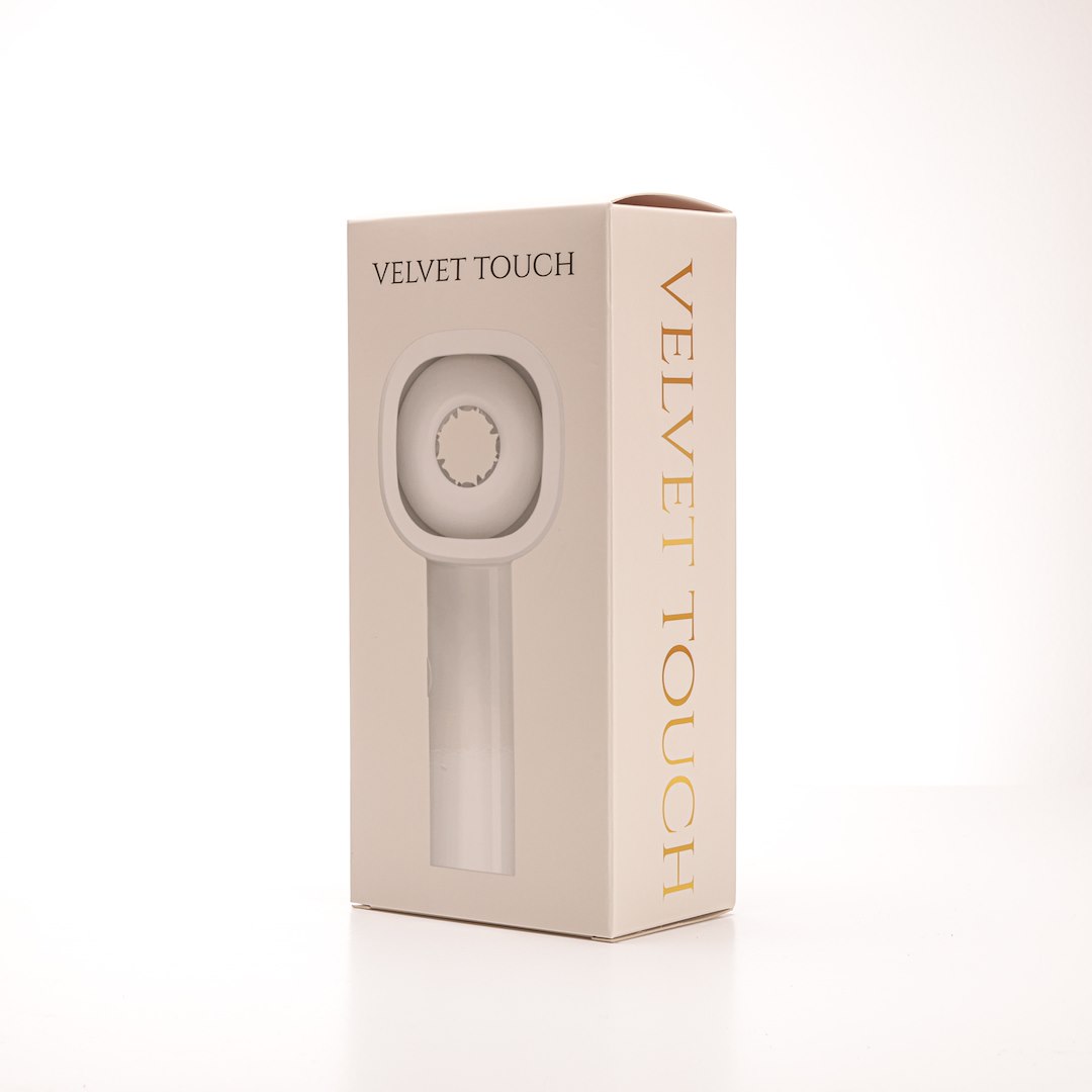 Velvet Touch - Masturbator Posuwisty Cyberskóra £adowany Usb Bia³y