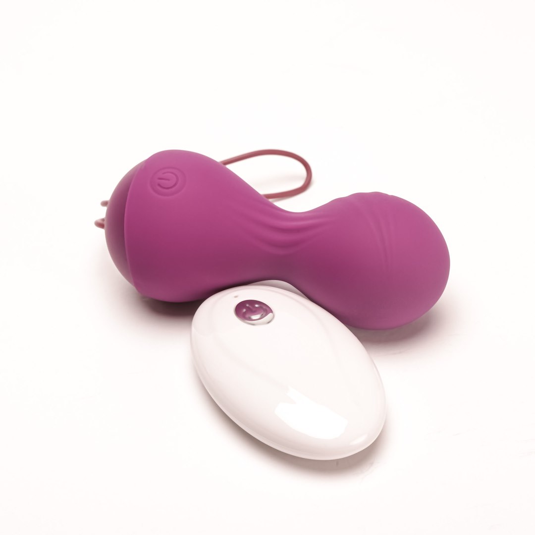 Velvet Touch - Kulki Wibruj¹ce Sterowane Zdalnie £adowane Usb Fioletowe — zdjęcie 2