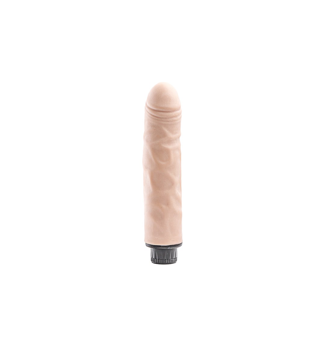 Simple Pleasure wibrator z regulacj¹ prêdkoci cyberskóra kolor cielisty 20 cm — zdjęcie 2