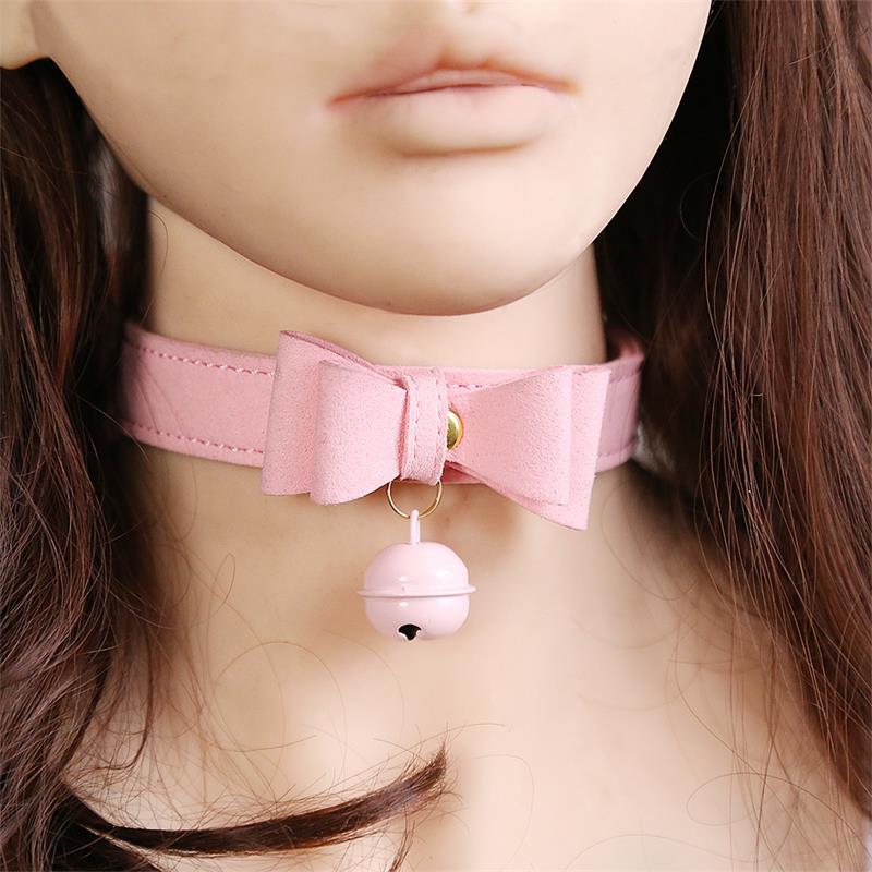 LATETOBED BDSM LINE - Golden Kitty Cat Collar with Bell — zdjęcie 2