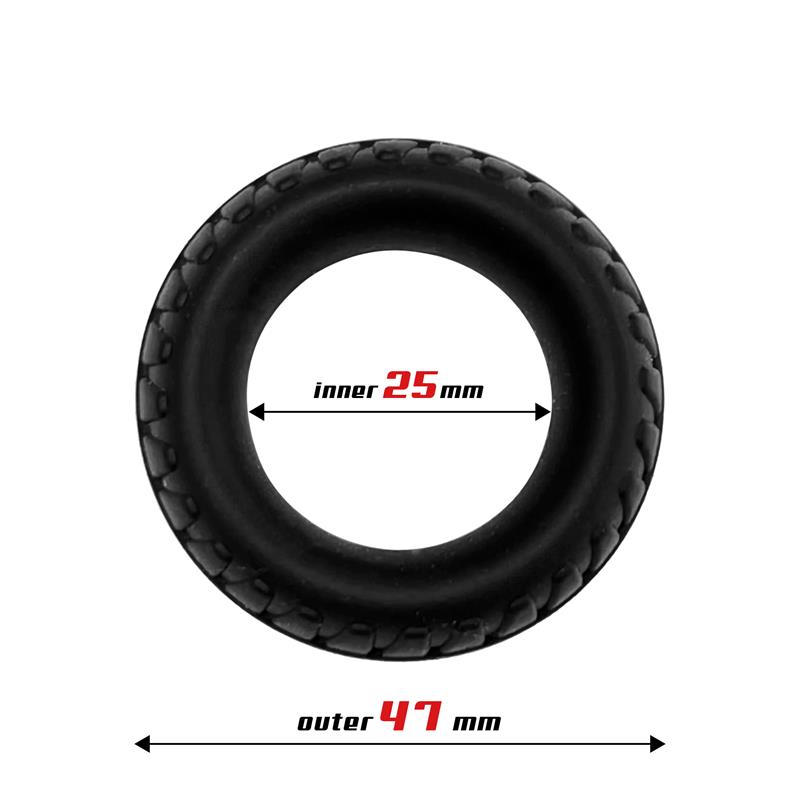 BEAST RINGS - Penis Ring Turbine Liquid Silicone 25 mm — zdjęcie 2