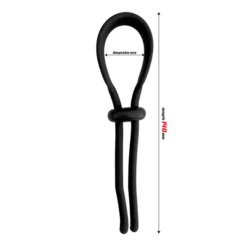BEAST RINGS - Adjustable Wider Arrest Silicone Cock Ring — zdjęcie 2