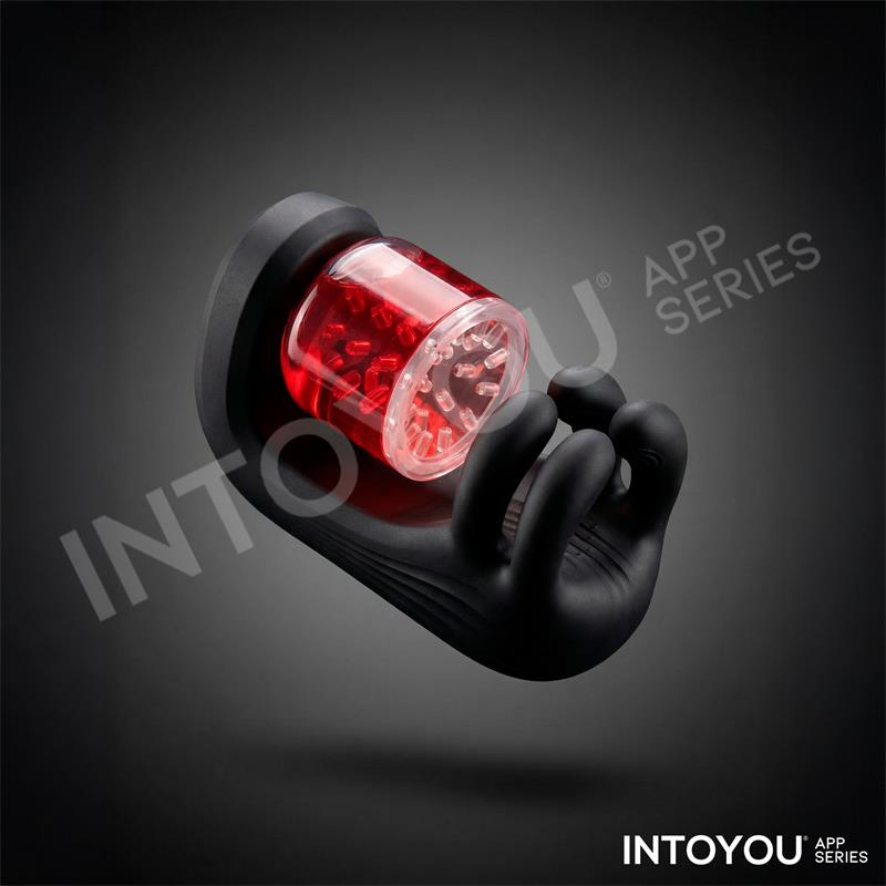 INTOYOU APP SERIES - Torky Compressing Rotating Masturbator with App — zdjęcie 4