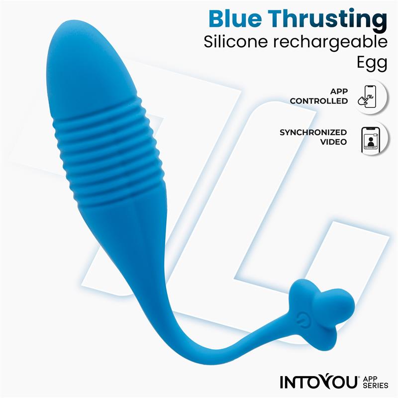 INTOYOU APP SERIES - Egg with Thrusting with APP Magnetic USB — zdjęcie 2