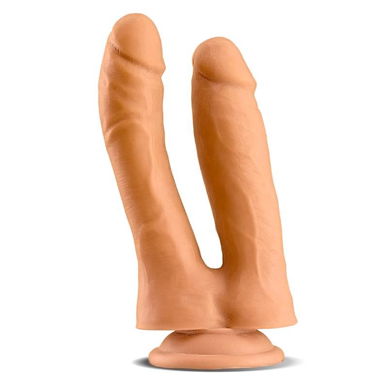 MAX & CO - Twin Double Realistic Dildo 7.1 Flesh — zdjęcie 2