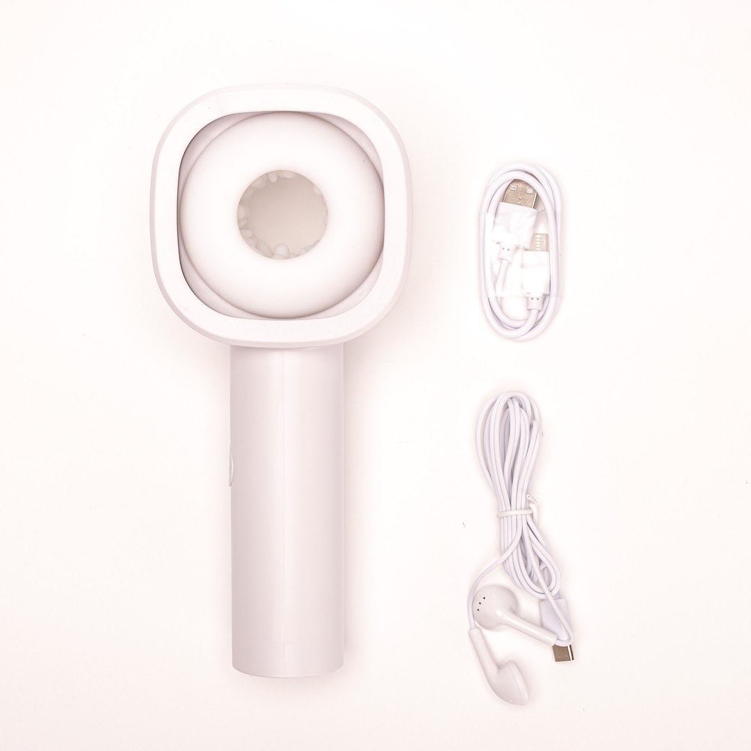 Velvet Touch - Masturbator Posuwisty Cyberskóra £adowany Usb Bia³y — zdjęcie 3