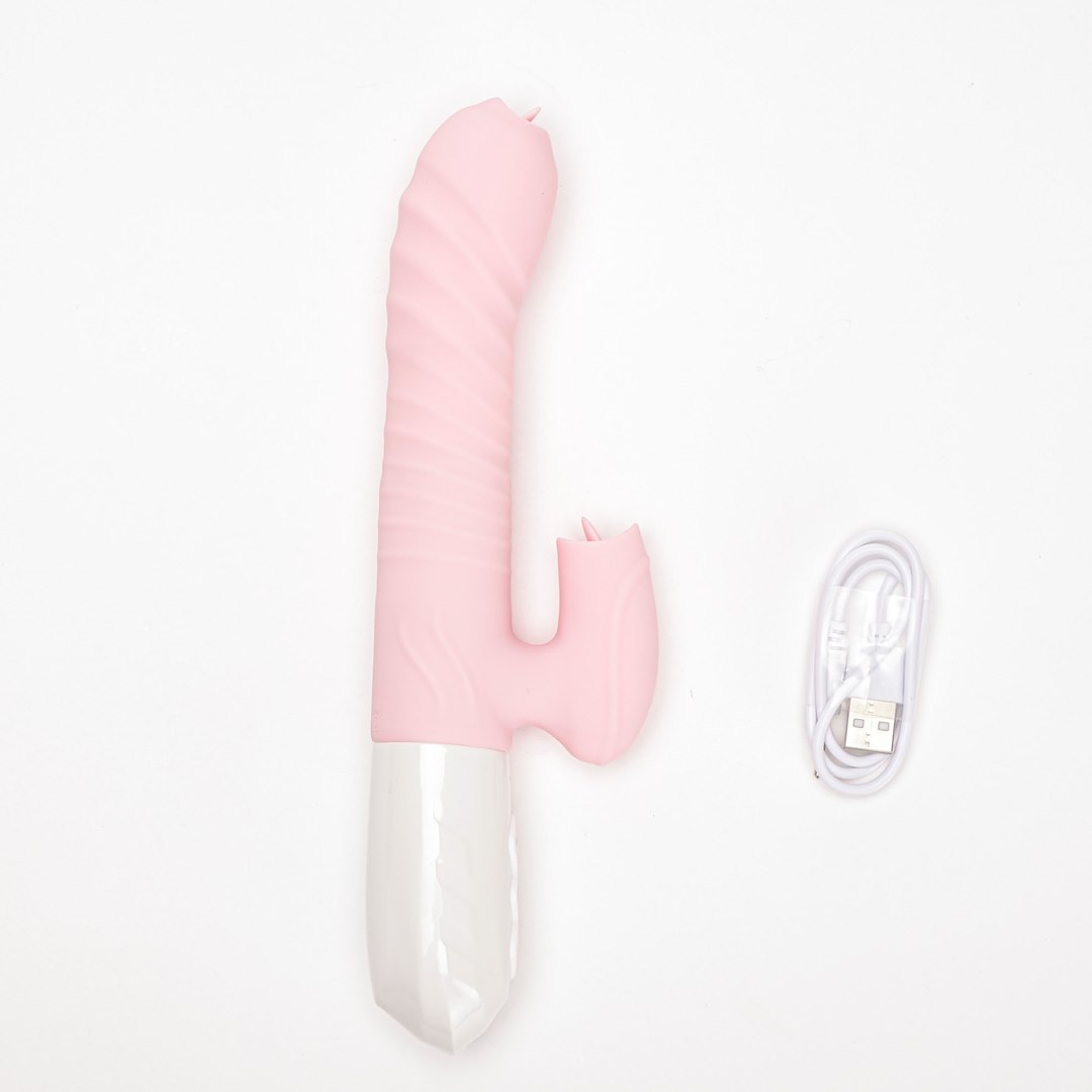 Velvet Touch - Wibrator Silikonowy Typ Króliczek £adowany Usb Ró¿owy — zdjęcie 3