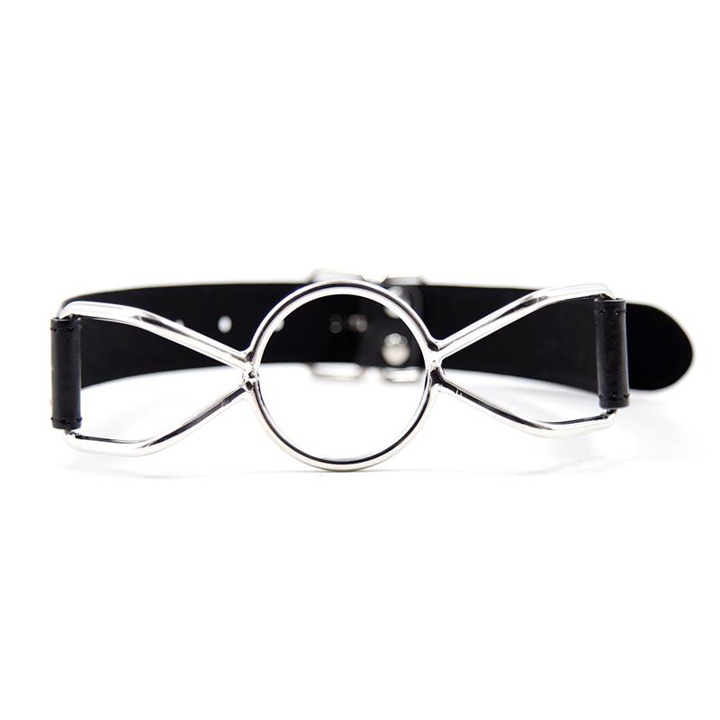 LATETOBED BDSM LINE - Metal O Ring Ball Gag 4.5 cm Size M — zdjęcie 3