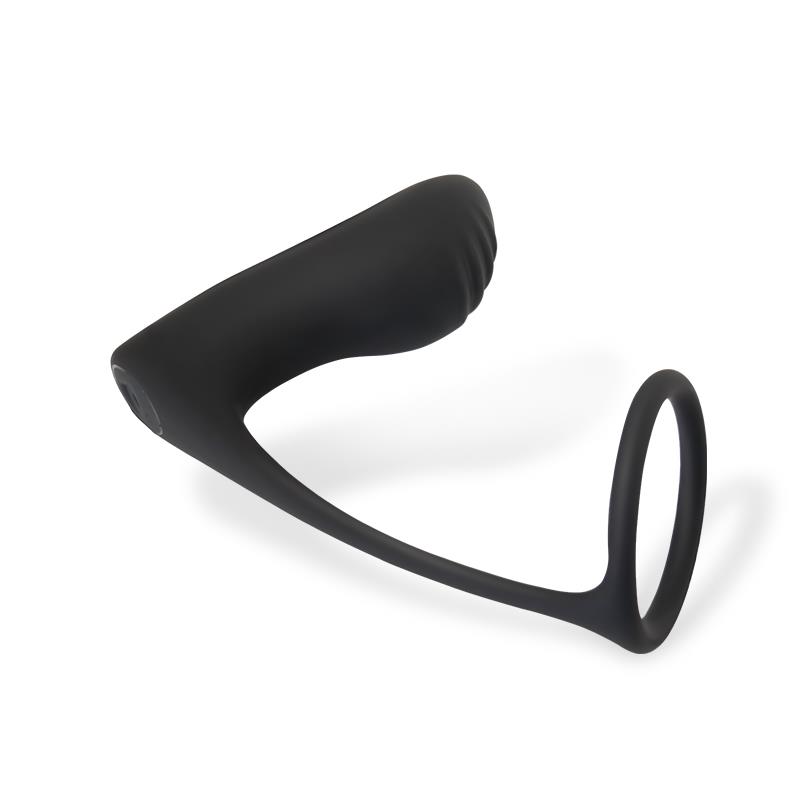 AFTERDARK - Ammolite Vibrating Anal Plug with Testicle Ring — zdjęcie 3