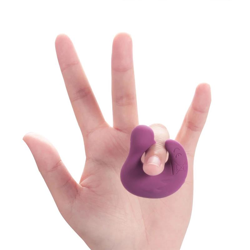 FESTIVAL - Swamson Stimulator Duckling Thimble USB Silicone Violet — zdjęcie 3