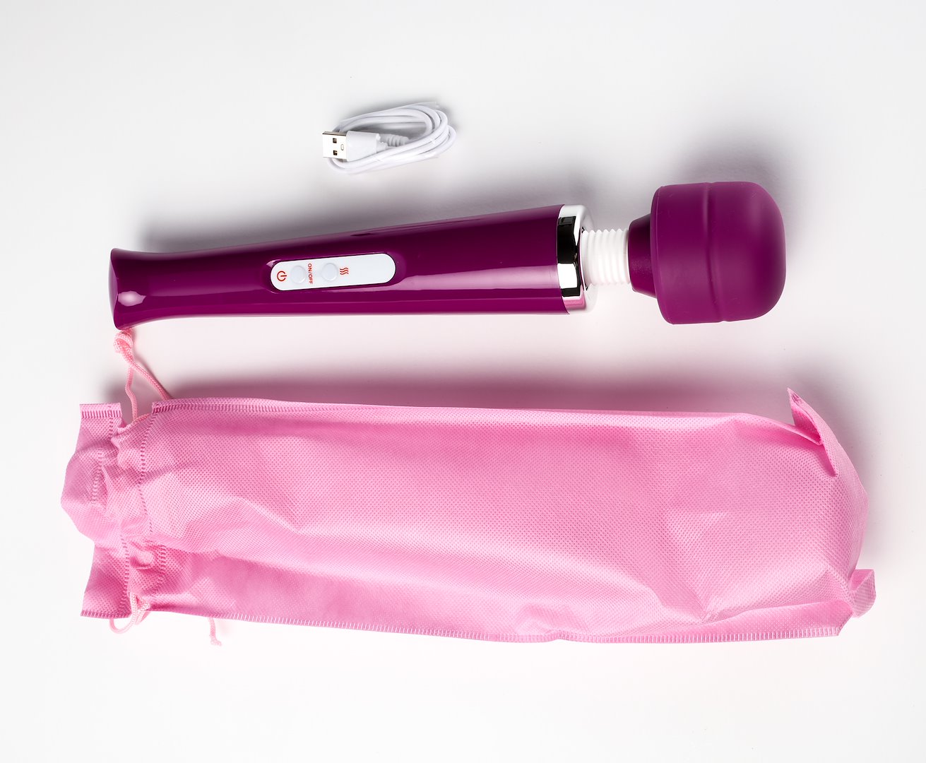 Simple Pleasure - Masa¿er Kulowy Magiczna Ró¿d¿ka £adowany Usb Fioletowy — zdjęcie 4