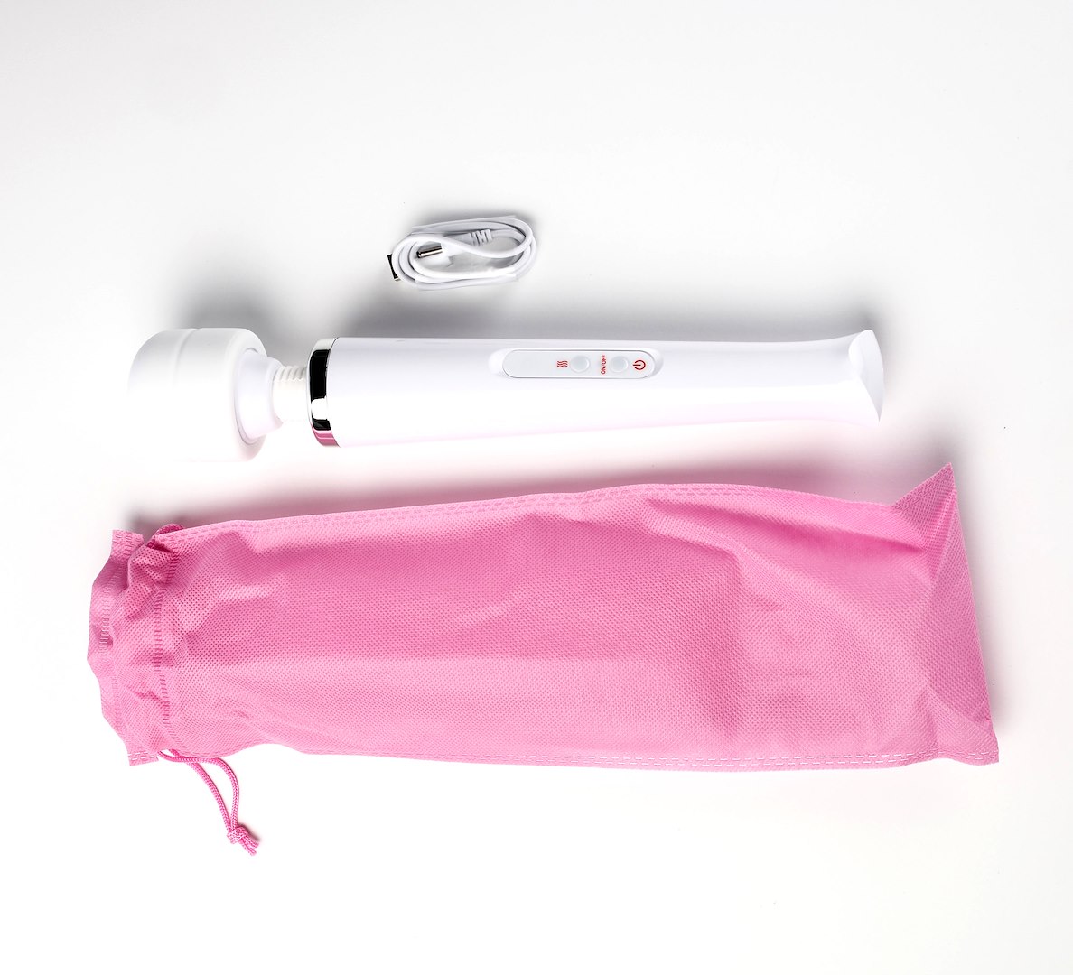 Simple Pleasure - Masa¿er Kulowy Magiczna Ró¿d¿ka £adowany Usb Bia³y — zdjęcie 4