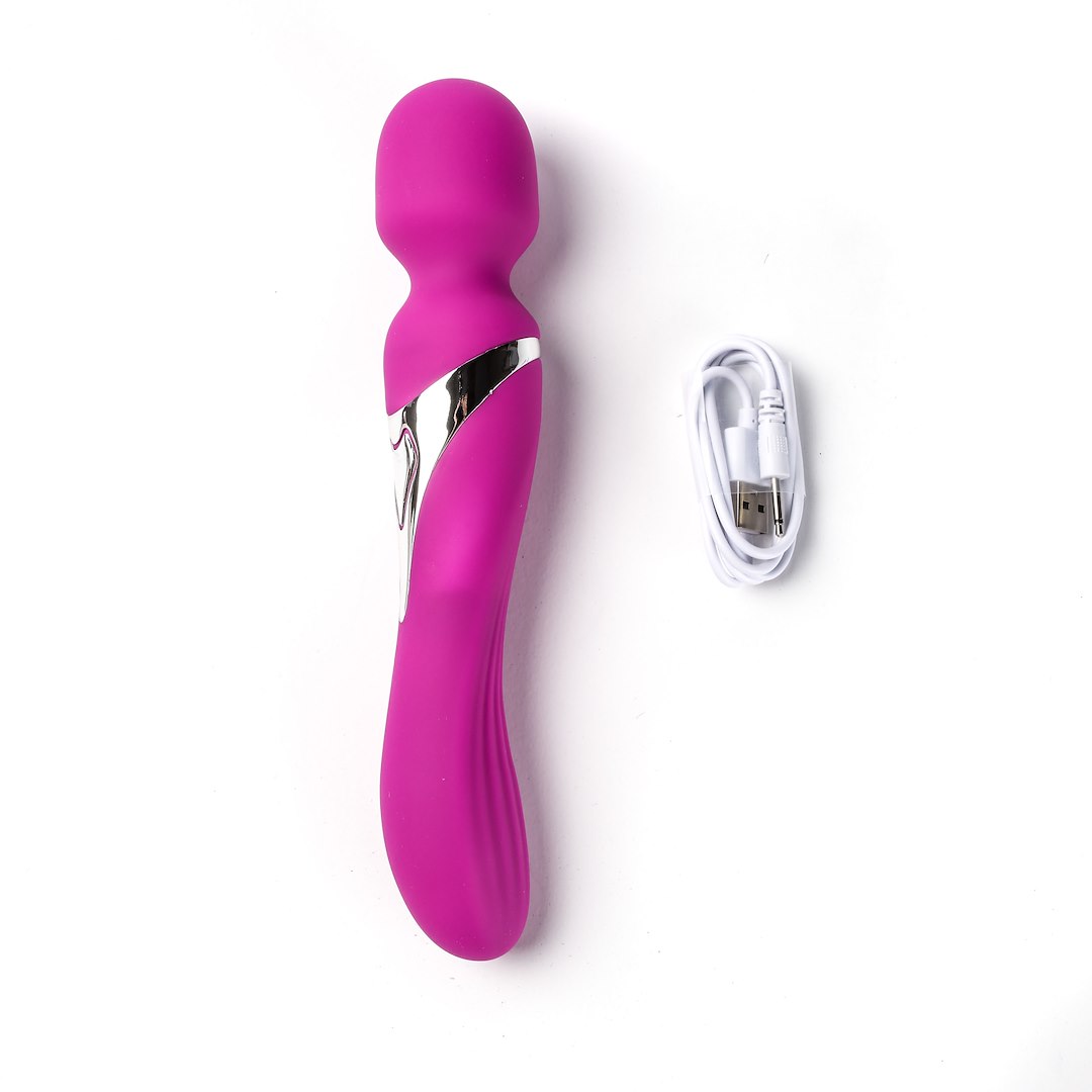 Velvet Touch - Masa¿er Kulowy Magiczna Ró¿d¿ka £adowany Usb Fioletowy — zdjęcie 4
