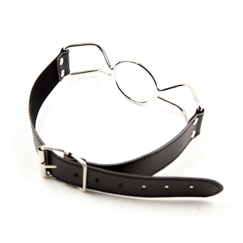 LATETOBED BDSM LINE - Metal O Ring Ball Gag 4.5 cm Size M — zdjęcie 4