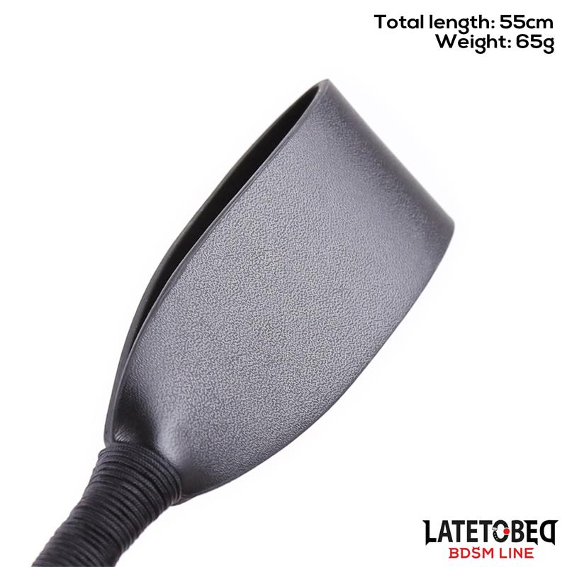 LATETOBED BDSM LINE - Classic Crop Golden Metal 55 cm — zdjęcie 4