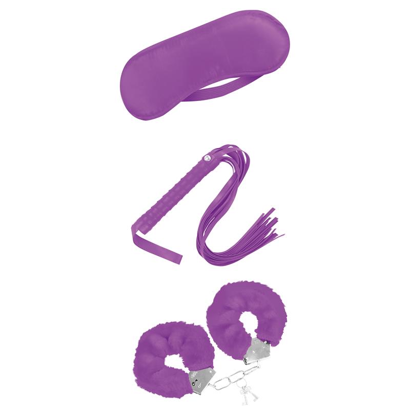 INTOYOU BDSM LINE - Beginners Bondage Set3 Pieces Purple — zdjęcie 4