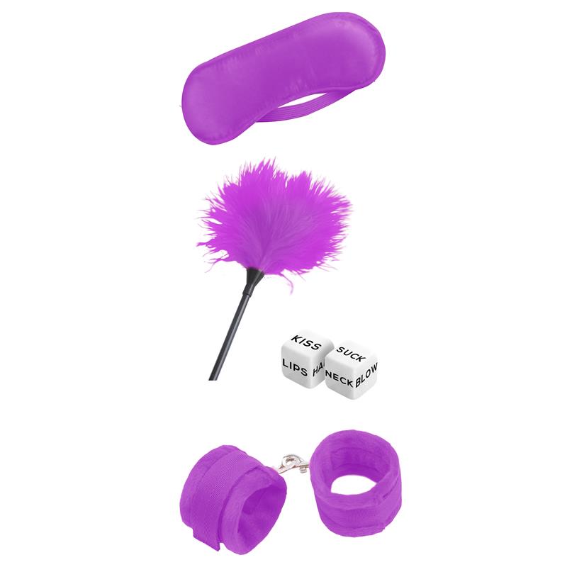 INTOYOU BDSM LINE - Starters Bondage Set 4 Pieces Purple — zdjęcie 4