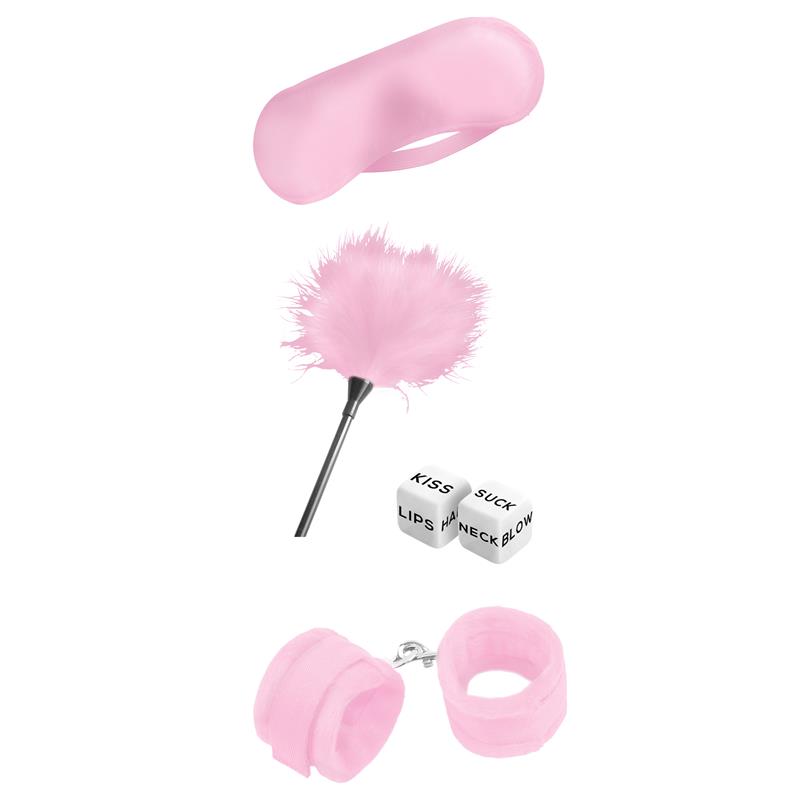 INTOYOU BDSM LINE - Starters Bondage Set 4 Pieces Pink — zdjęcie 4