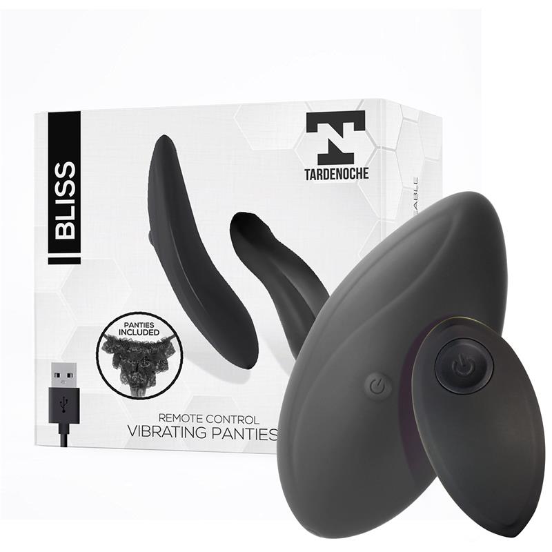 TARDENOCHE - Bliss Vibrating Panties USB Remote Control USB Silicone