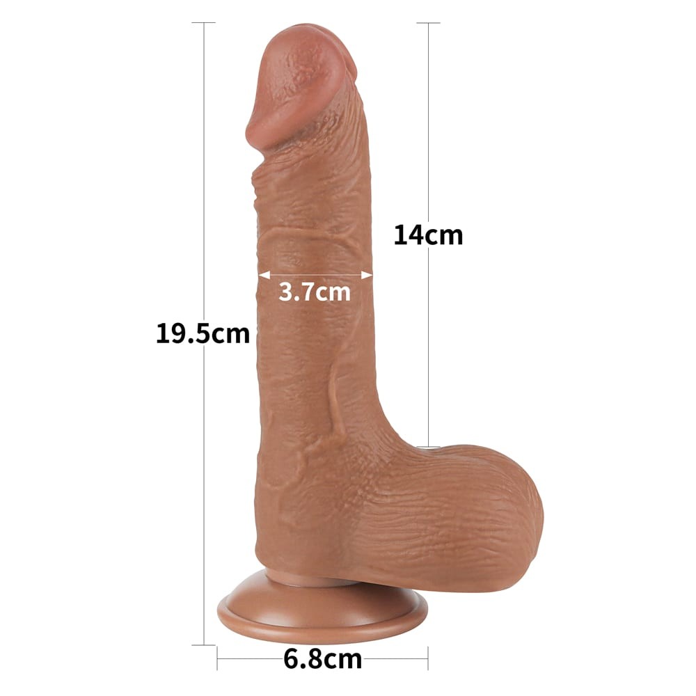 Dildo z przyssawk¹ 19,5 cm Lovetoy — zdjęcie 3