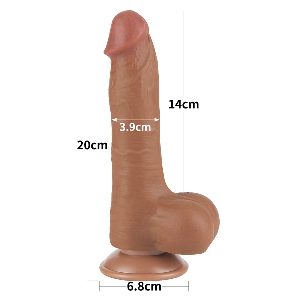 Dildo z przyssawk¹ 20,8 cm Lovetoy — zdjęcie 3